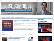 Tablet Screenshot of joshkimbrell.com